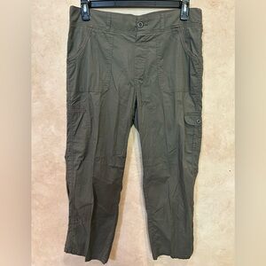 Dash Women’s Olive Cargo utility Pants large